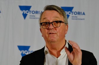Victorian Health Minister Martin Foley. 