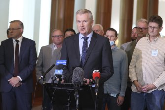 Tony Burke has warned against easing restrictions in selected suburbs.