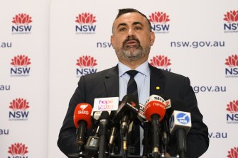 NSW Deputy Premier John Barilaro.