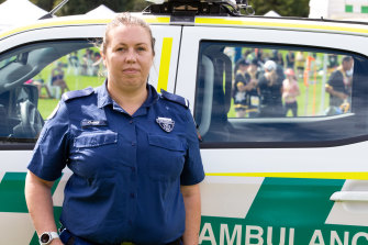 NSW paramedic and Health Services Union delegate Tess Oxley.
