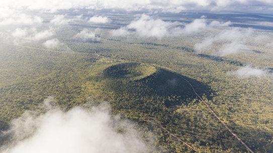 Kalkani Crater at Undara Volcanic National Park.