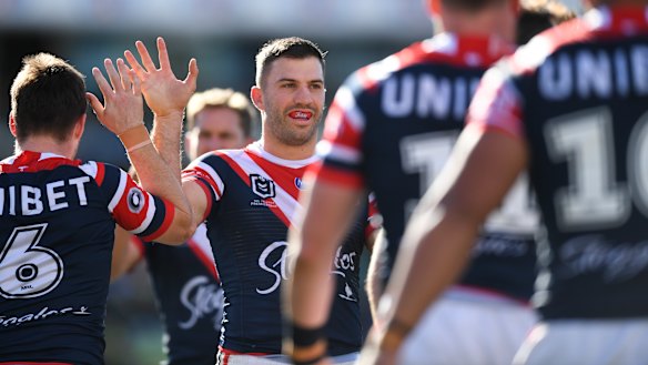 James Tedesco has so far managed to not let the dispute with manager Isaac Moses affect his form.