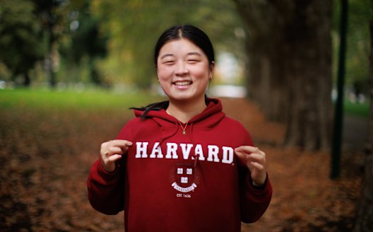Cecilia Xu is one of just seven Australians to secure a place at Harvard this year.