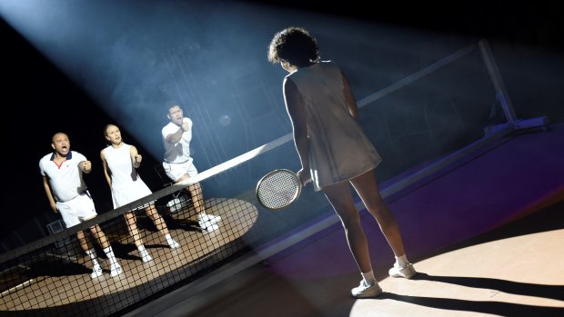 Sunshine Super Girl' turns the Town Hall into a tennis court to chart the story of Evonne Goolagong.