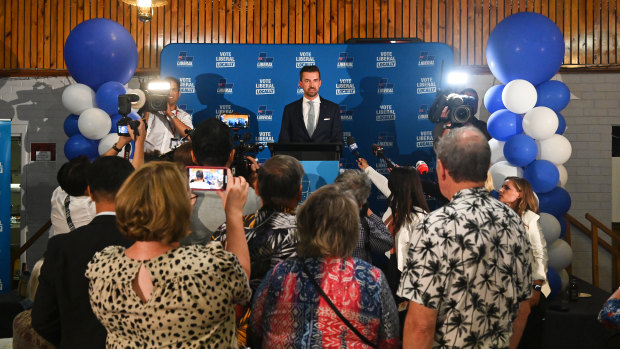 Opposition Leader Zak Kirkup concedes defeat to Mark McGowan in the 2021 state election.