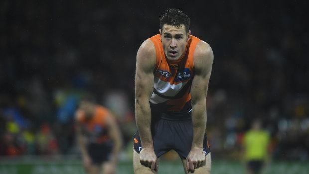 Jeremy Cameron will play his 150th match for GWS this weekend.