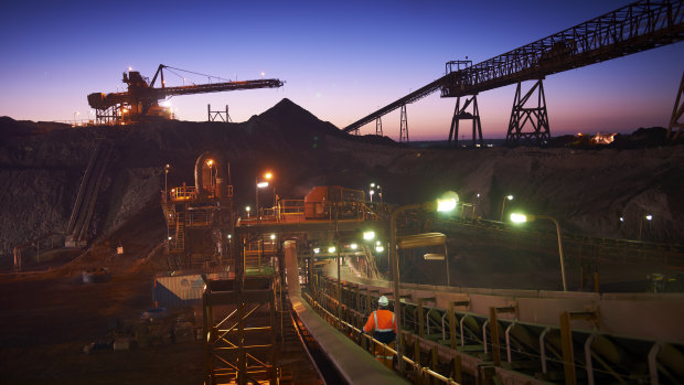 BHP’s Olympic Dam copper, gold, silver and uranium mine in South Australia.