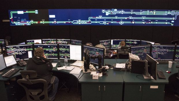 A digital signal box at Homebush will guide trains through central Sydney until a new rail operations centre is opened late this year.