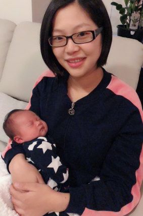 Jing Chen says giving birth to her son Declan Thomas in the private system was worth it.