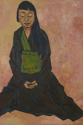 Tony Costa's Archibald Prize-winning portrait of Lindy Lee.