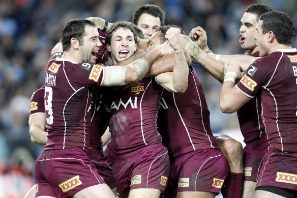 Queensland’s class of 2010 was the last to complete an Origin clean sweep ... with none other than Billy Slater in the thick of it.
