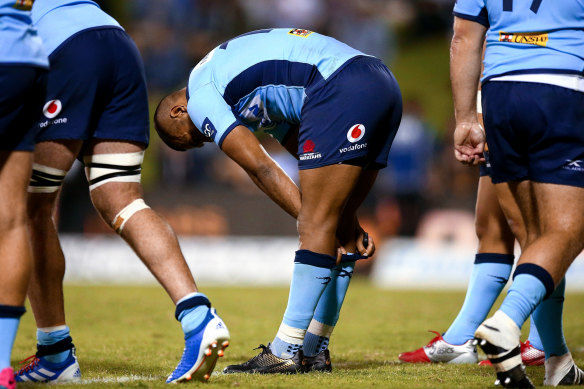 Kurtley Beale had a torrid time against the Chiefs.