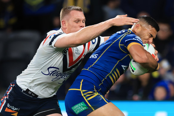 Lindsay Collins’ try-saving tackle on Will Penisini in the first half was a highlight of the match.