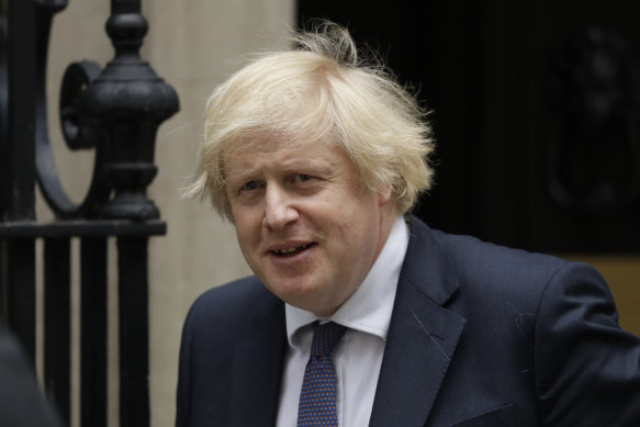 British Prime Minister Boris Johnson.