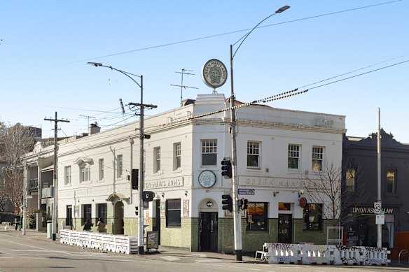 The Green Man’s Arms, formerly Percy’s Bar, at 422 Lygon Street, Carlton.