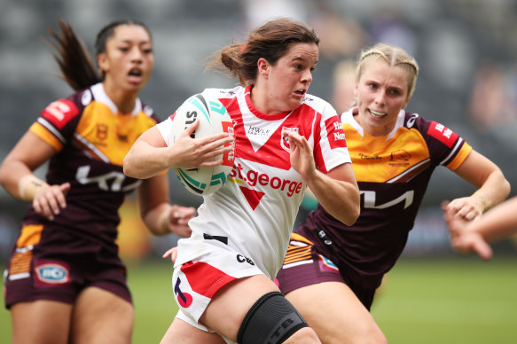 Rachael Pearson played for the Dragons last year, but has signed a three-year deal with the Eels starting in 2023.