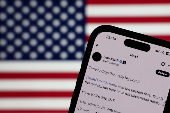 Elon Musk claimed, without evidence, that Donald Trump is named in the Jeffrey Epstein files in a June 6, 2025, post to X.