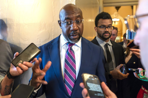 Senator Raphael Warnock’s stock has risen after twice winning the swing state of Georgia.