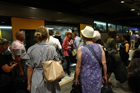 Train patronage is returning to pre-pandemic levels. 