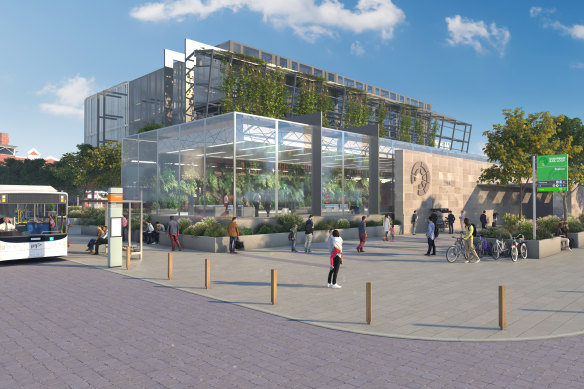 An artist's impression of one of the proposed new stations. 