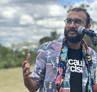 Mayoral candidate Jonathan Sriranganathan said it was not hypocritical of the Greens to take a stand against poker machines after accepting donations from a professional poker player.