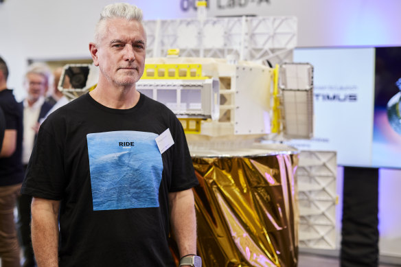 Usually, industrial sewing machinist Philippe Vincent works on umbrellas or violin bags, until he was asked to sew space material.