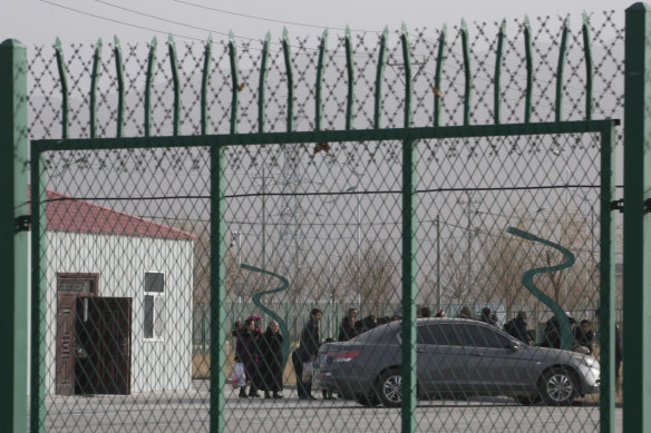 One of the centres housing Uighurs in China’s Xinjiang region. 