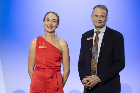 Australians of the Year, Professor Georgina Long and Professor Richard Scolyer.