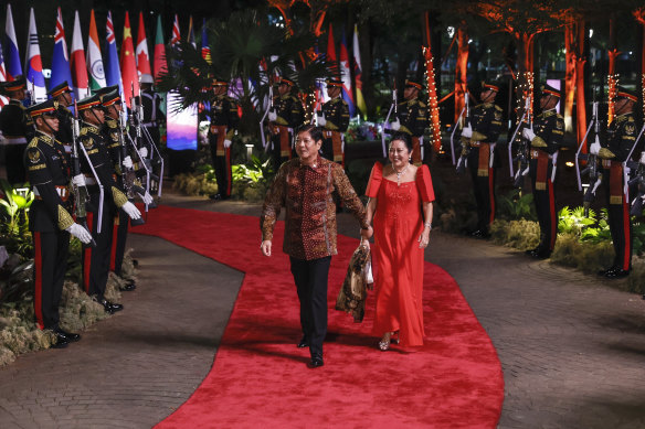 President Ferdinand Marcos Jr and his wife Louise Araneta.