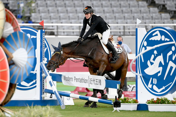 The modern pentathlon is dropping horse riding after Kim Raisner punched a horse in Tokyo.