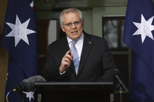 Prime Minister Scott Morrison on Friday.