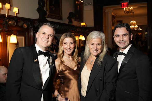 Festival creators Mark Barford (left) and Connor Delves (right), with Zjantelle Cammisa Markel and Hanne Larsen.