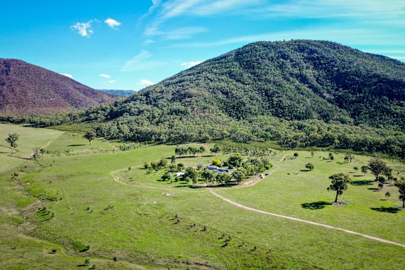 The remote property in Thologolong, where Dezi Freeman was shot dead by police.