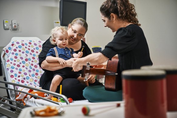 Queensland Children’s Hospital patient Lachlan Reed stands to benefit from the fundraising effort.