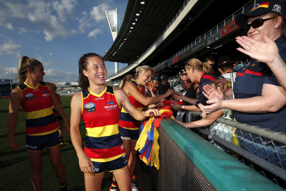 Sophie Li played in a premiership with Adelaide.