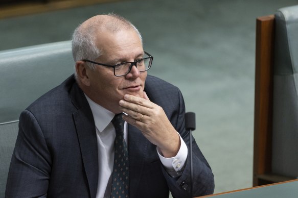 Former prime minister Scott Morrison.