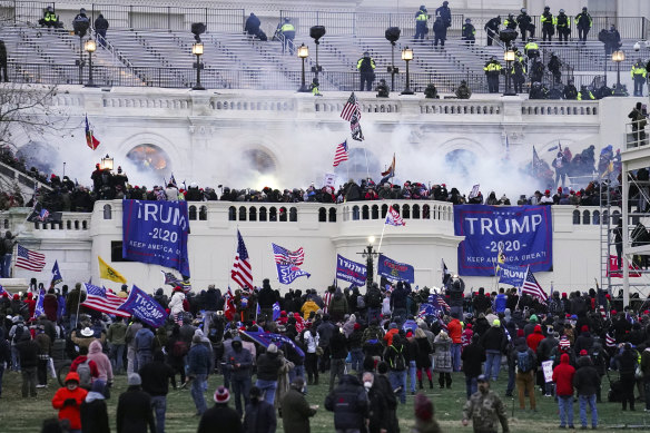 Donald Trump supporters stormed the US Capitol in 2021 after being told the 2020 election had been stolen from him.