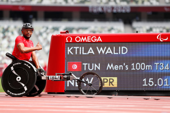 Walid Ktila’s time was a personal best.