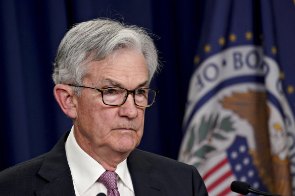 Fed chairman Jerome Powell. 