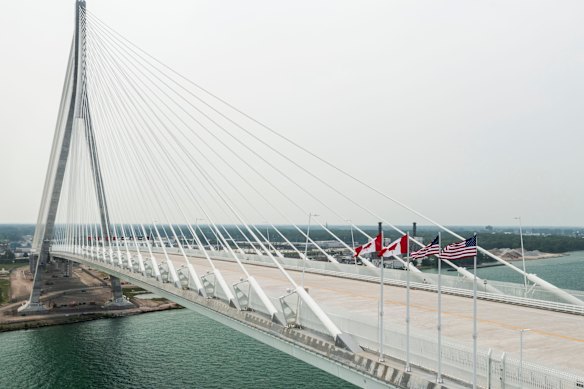 The Gordie Howe International Bridge between Detroit, Michigan, and Windsor, Ontario, finally opened at the end of July.