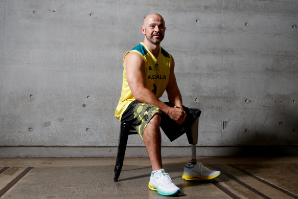 Paralympic athlete Tristan Knowles.