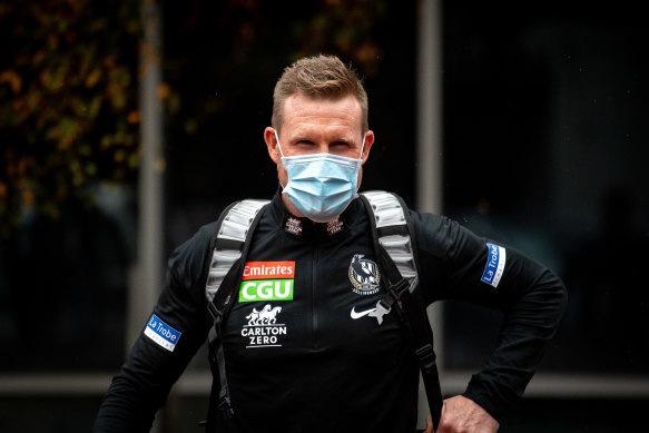 Nathan Buckley leaves the club after announcing his departure as coach.