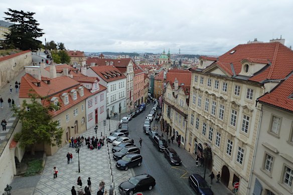 Prague rooftops, Czech Republic.