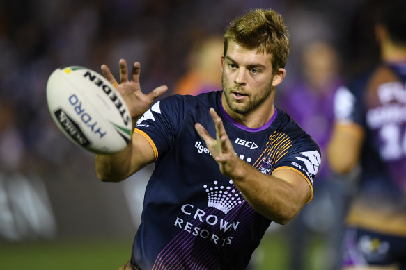 Comeback trail:  Melbourne Storm prop Christian Welch.