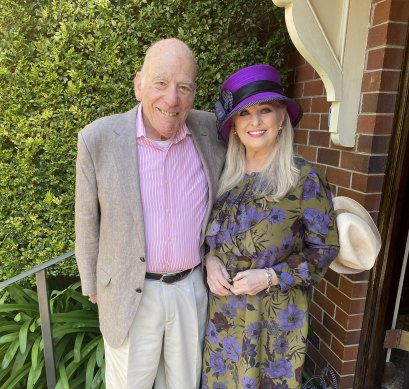 Andrew Rogers and wife, former NSW senator Helen Coonan, before the COVID-19 pandemic.