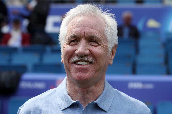 Tom Sermanni at the 2019 World Cup  in France during his tenure as head coach of New Zealand.