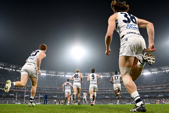 Jack Henry (right) doesn’t like to look back.