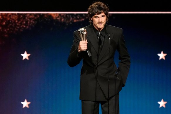 Jacob Elordi leads Australian nominees, with two nods. One is for best supporting actor for Frankenstein, which he won at the Critics’ Choice Awards.