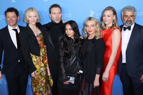 Dominic West, Cate Blanchett, Jai Courtney, Soraya Heidari, Asher Keddie, Yvonne Strahovski and Burhan Zangana attend the Berlinale Series Premiere for  Stateless.