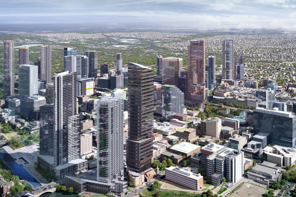 About 30 projects include the Parramatta Square development and the state's first high-rise public high school. 